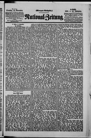 National-Zeitung vom 10.11.1896