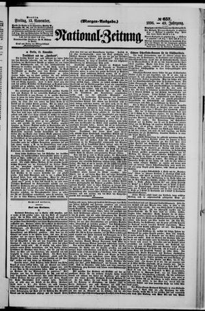 Nationalzeitung vom 13.11.1896
