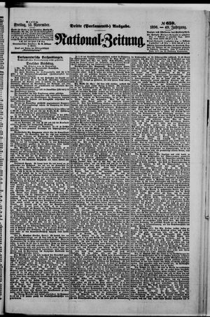 Nationalzeitung vom 13.11.1896