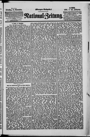 National-Zeitung vom 17.11.1896