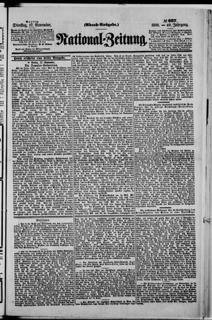 National-Zeitung vom 17.11.1896