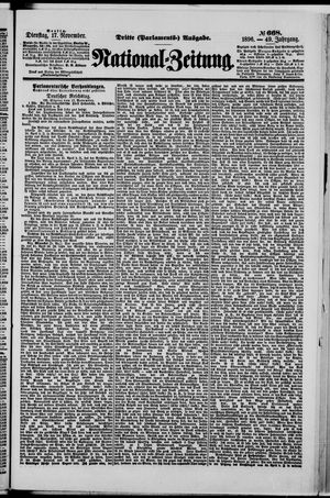 National-Zeitung vom 17.11.1896