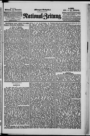 National-Zeitung vom 18.11.1896