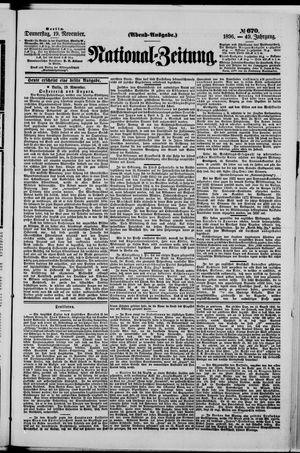 National-Zeitung vom 19.11.1896