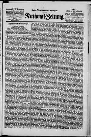 National-Zeitung vom 19.11.1896