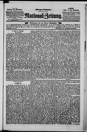 National-Zeitung vom 20.11.1896