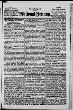 National-Zeitung vom 20.11.1896