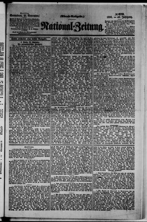 National-Zeitung vom 21.11.1896