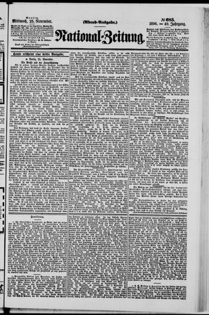 National-Zeitung vom 25.11.1896