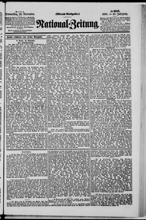 National-Zeitung vom 26.11.1896
