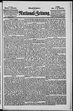National-Zeitung vom 07.12.1896
