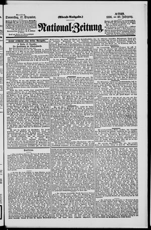 National-Zeitung on Dec 17, 1896