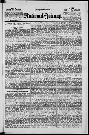 National-Zeitung vom 25.12.1896