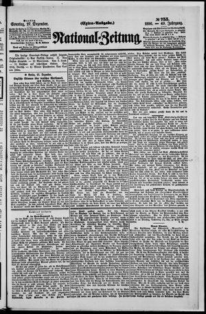 National-Zeitung vom 27.12.1896