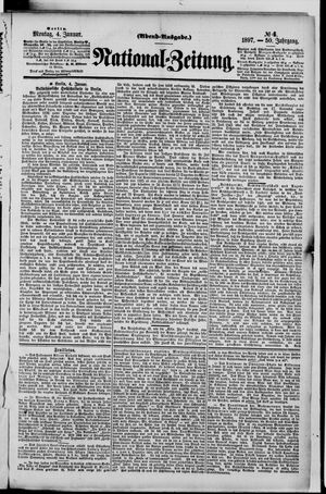 Nationalzeitung vom 04.01.1897