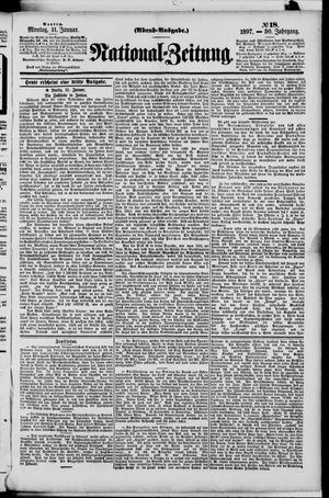Nationalzeitung vom 11.01.1897