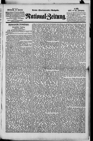 Nationalzeitung vom 13.01.1897