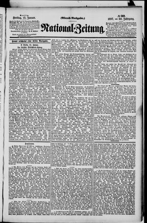 Nationalzeitung vom 15.01.1897