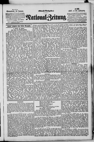 Nationalzeitung vom 16.01.1897