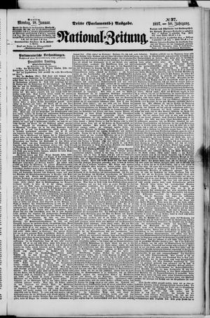 Nationalzeitung vom 18.01.1897