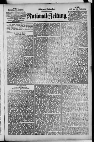 Nationalzeitung vom 24.01.1897