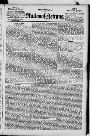 Nationalzeitung vom 27.01.1897