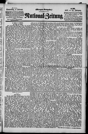 Nationalzeitung vom 11.02.1897
