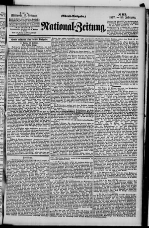Nationalzeitung vom 17.02.1897