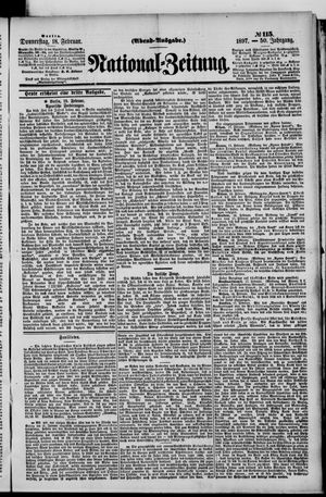 Nationalzeitung on Feb 18, 1897