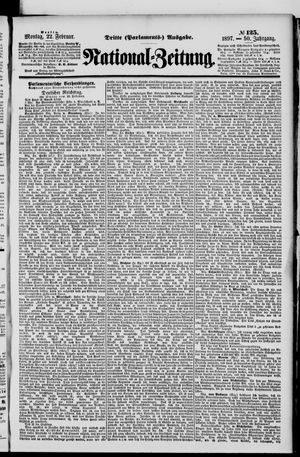 Nationalzeitung vom 22.02.1897