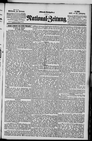 Nationalzeitung vom 24.02.1897