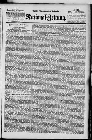 Nationalzeitung vom 25.02.1897