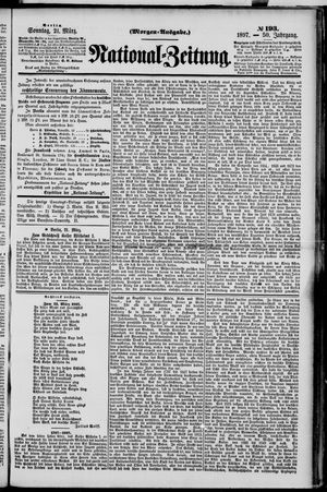 Nationalzeitung vom 21.03.1897