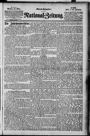 Nationalzeitung on Mar 22, 1897