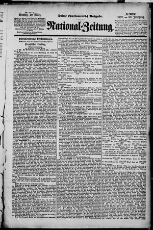 Nationalzeitung vom 29.03.1897