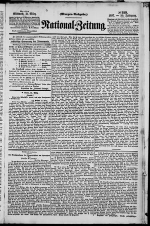 Nationalzeitung vom 31.03.1897
