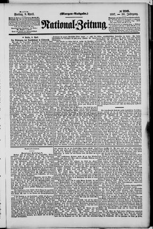 Nationalzeitung vom 09.04.1897