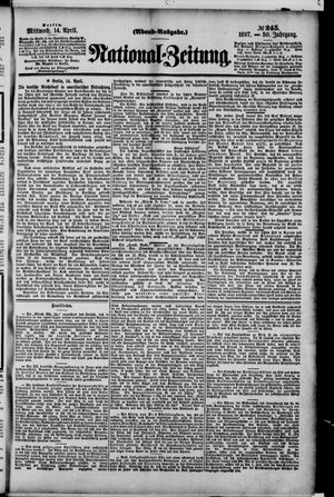 Nationalzeitung vom 14.04.1897