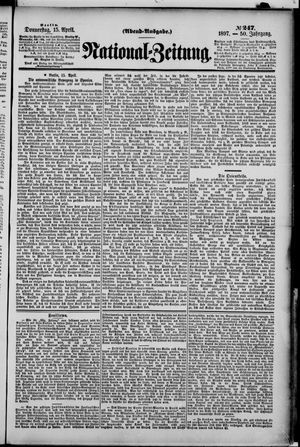 Nationalzeitung on Apr 15, 1897
