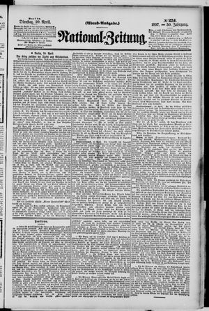 Nationalzeitung vom 20.04.1897