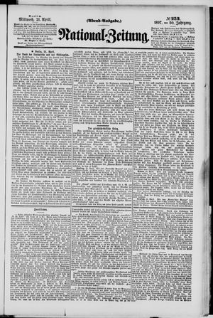 Nationalzeitung vom 21.04.1897