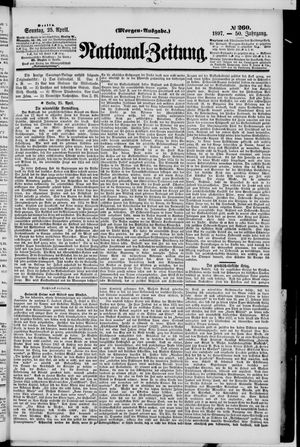Nationalzeitung vom 25.04.1897