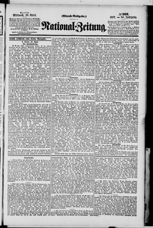 Nationalzeitung vom 28.04.1897