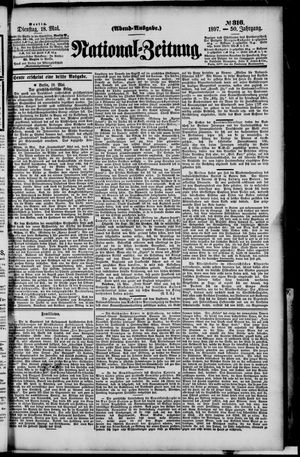 Nationalzeitung vom 18.05.1897