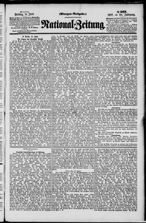 Nationalzeitung vom 11.06.1897