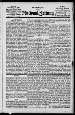 Nationalzeitung vom 17.06.1897