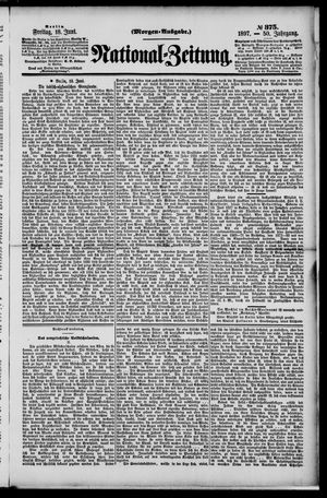 Nationalzeitung vom 18.06.1897