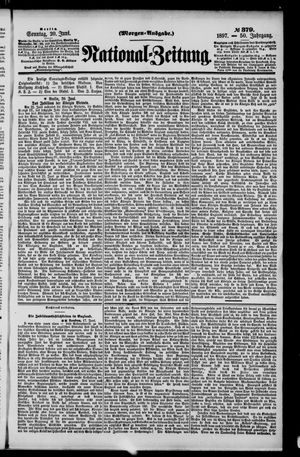 Nationalzeitung vom 20.06.1897