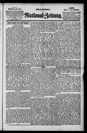 Nationalzeitung vom 23.06.1897