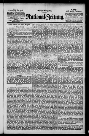 Nationalzeitung vom 24.06.1897